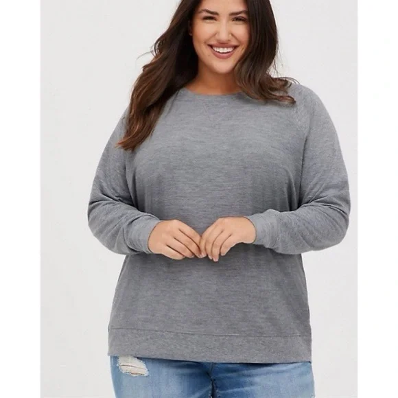 Torrid Taglan Sweatshirt - Picture 1 of 7